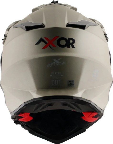Изображение товара Мотошлем AXOR X-Cross Dual Visor NR / pm0258165664 (XL, никель)