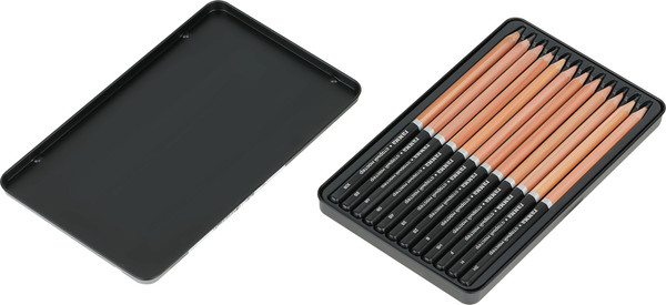 Изображение товара Набор простых карандашей ГАММА 130422_10B-2H (12шт)