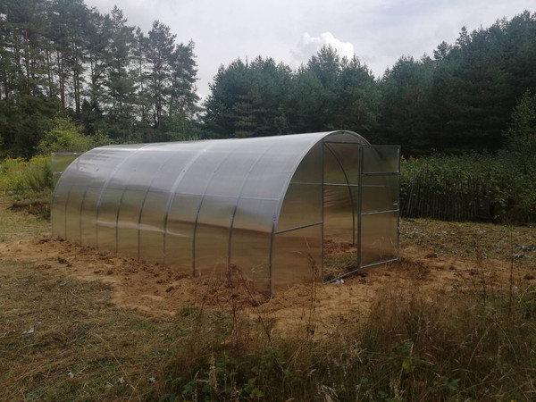 Изображение товара Теплица ИМпласт ЕвроПласт Титан 3х8 дуги 40х20 шаг 67 / 15339 (с сотовым поликарбонатом)