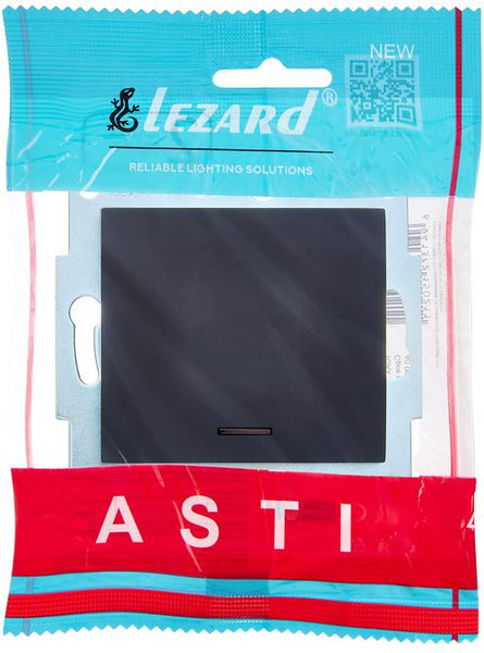 Изображение товара Выключатель Lezard Asti 7081-4288-111 (черный бархат)