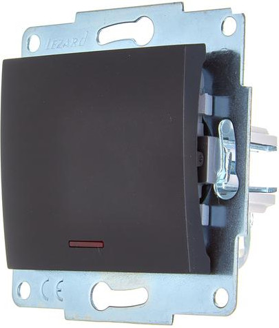 Изображение товара Выключатель Lezard Asti 7081-4288-111 (черный бархат)