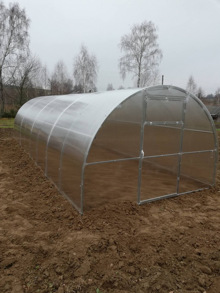 Изображение товара Теплица ИМпласт ЕвроПласт Титан 3х10 дуги 40х20 шаг 67 / 15344 (с сотовым поликарбонатом 4мм)