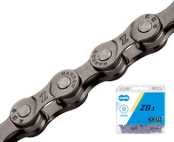 Изображение товара Цепь для велосипеда KMC Z8.1 1/2 X3/32 X116L / Z8.1-116GR