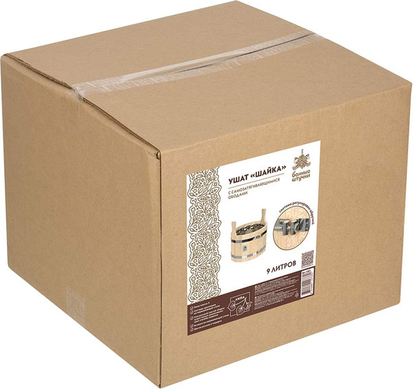 Изображение товара Ушат Банные Штучки Цветы / 32821 (9л)