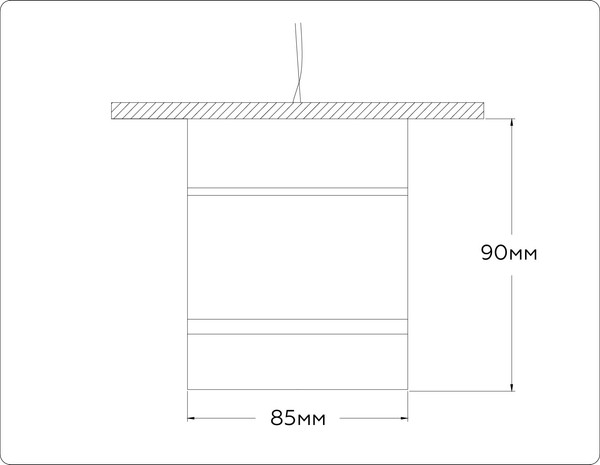 Изображение товара Спот Ambrella TA1445 BK/FR (черный/белый матовый)