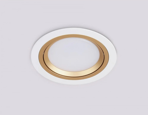 Изображение товара Точечный светильник Ambrella TN51912 WH/GD / TN51912 (белый/золото)