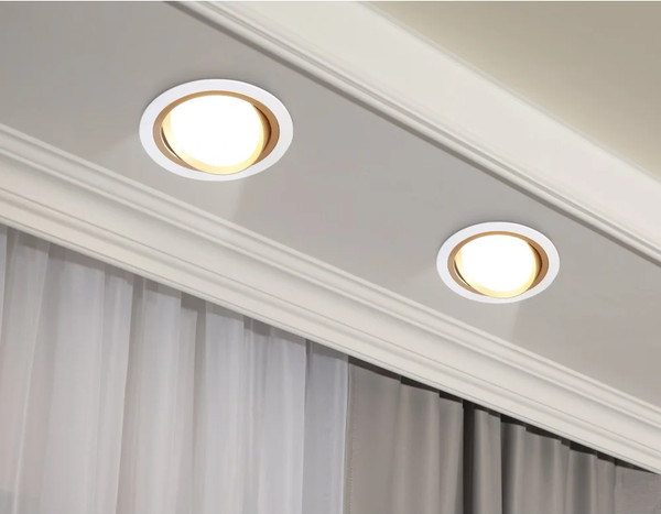 Изображение товара Точечный светильник Ambrella TN51912 WH/GD / TN51912 (белый/золото)