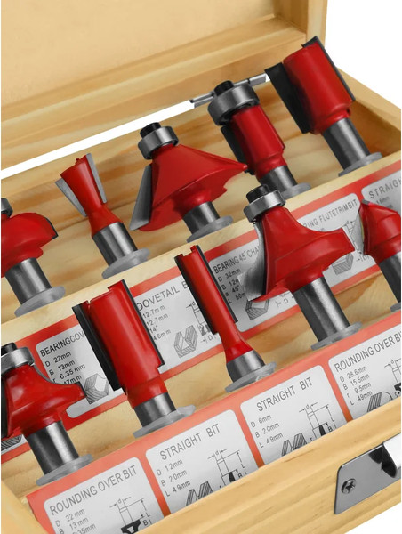 Изображение товара Набор фрез Vertex Tools 05-05-0512 (12шт)