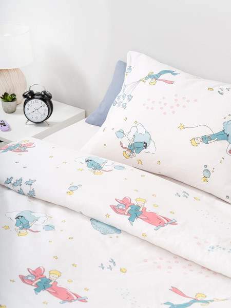 Изображение товара Комплект постельного белья Ночь нежна Маленький принц Стандарт 1.5сп 70x70 / 500092-1+510333-17