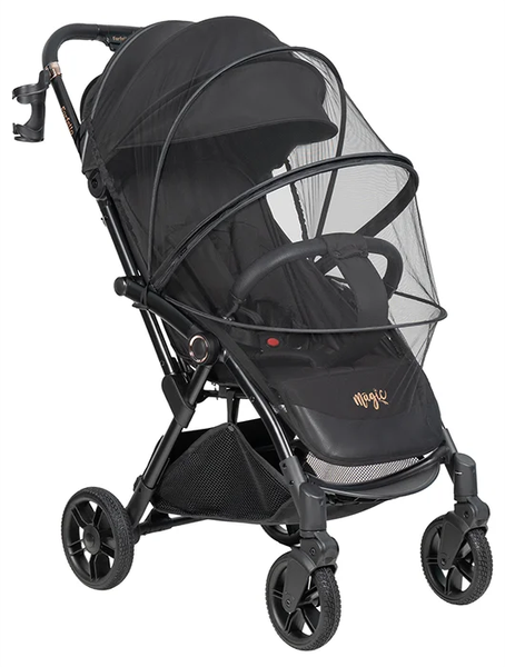 Изображение товара Детская прогулочная коляска Farfello Magic FM-03 (черный)