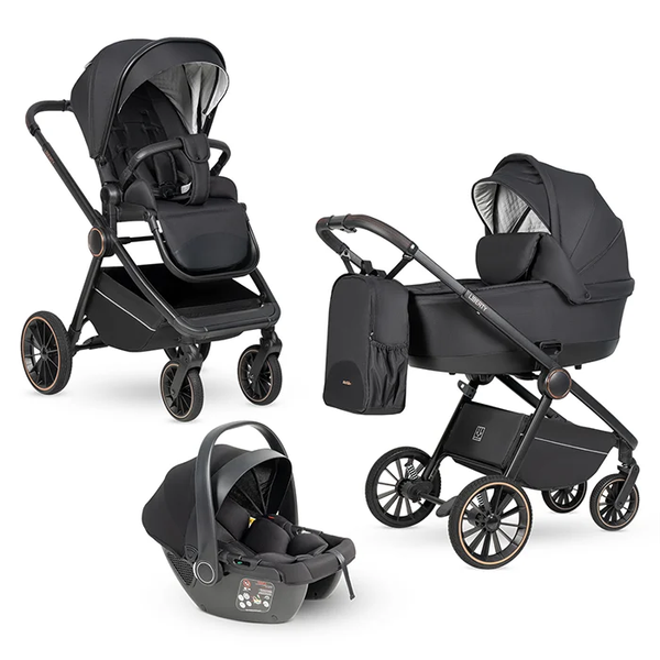 Изображение товара Детская универсальная коляска Farfello Liberty 3в1 / LBR-1 (магический черный)