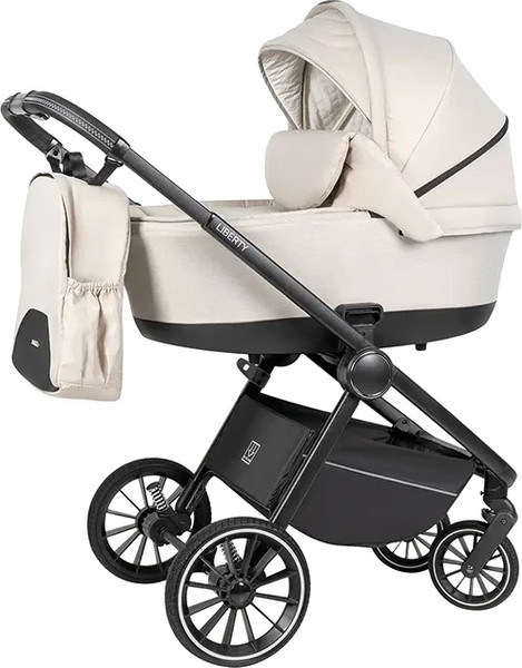 Изображение товара Детская универсальная коляска Farfello Liberty 3в1 / LBR-2 (песочно-бежевый)