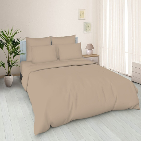 Изображение товара Пододеяльник Реноме Евро Поплин 210x225 (кофе с молоком)