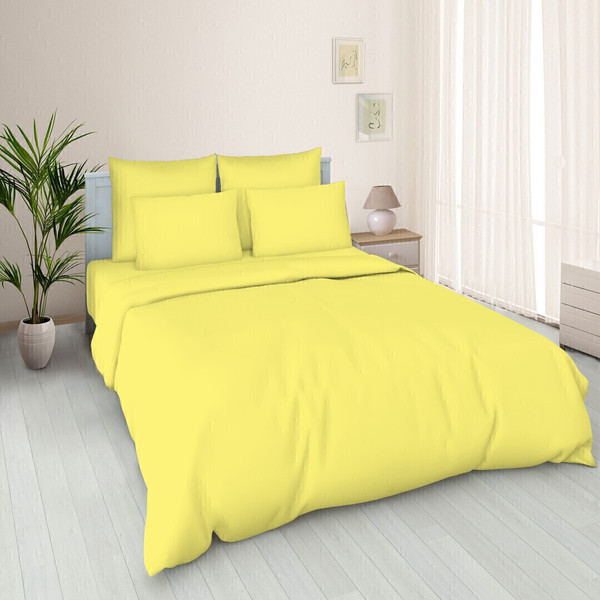 Изображение товара Пододеяльник Реноме Евро Поплин 210x225 (лимонный крем)