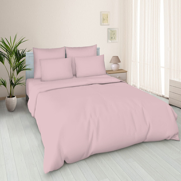 Изображение товара Пододеяльник Реноме Евро Поплин 210x225 (пудровый розовый)