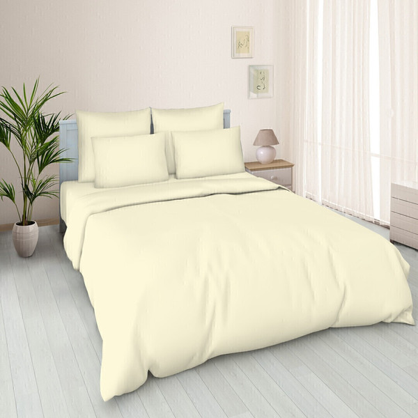 Изображение товара Пододеяльник Реноме Евро Поплин 210x225 (сливочный)