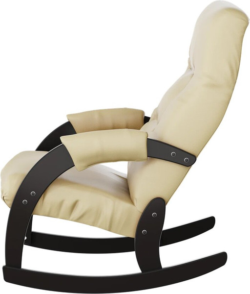 Изображение товара Кресло-качалка Glider Модель 67 (светло-бежевый/венге)