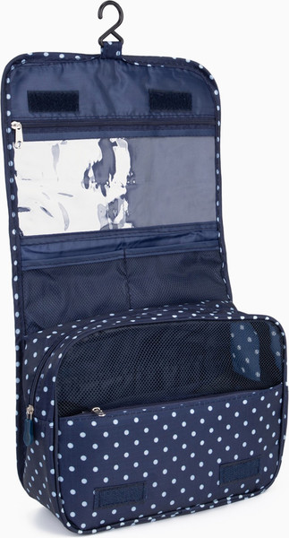 Изображение товара Косметичка Sima-Land Горошек / 7391636 (темно-синий)