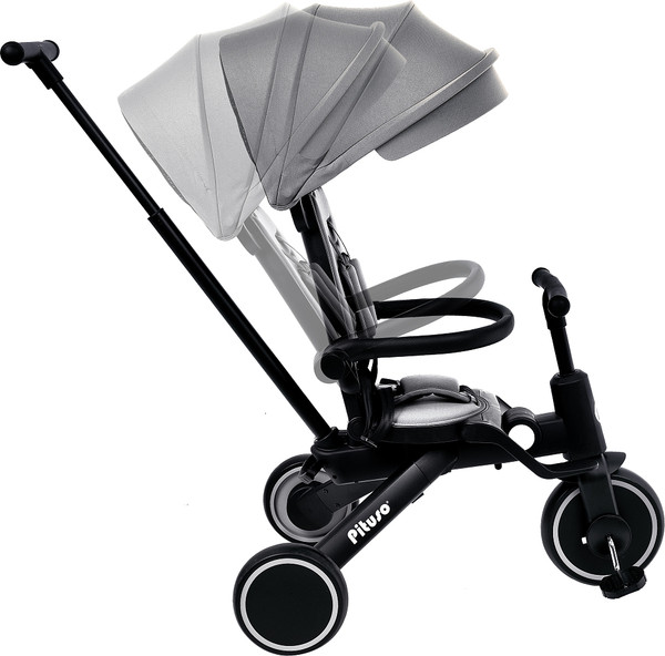 Изображение товара Трехколесный велосипед с ручкой Pituso Leve Pro / T8-Grey (серый)