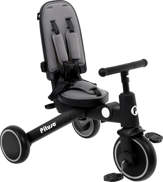 Изображение товара Трехколесный велосипед с ручкой Pituso Leve Pro / T8-Grey (серый)