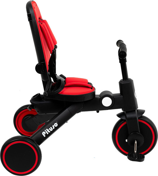 Изображение товара Трехколесный велосипед с ручкой Pituso Leve Pro / T8-Red (красный)