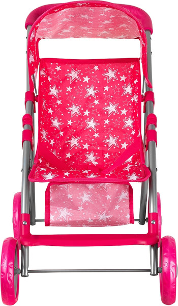 Изображение товара Коляска для куклы Pituso Прогулка / 9304B-Pink (звезды/розовый)