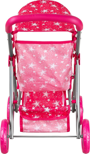 Изображение товара Коляска для куклы Pituso Прогулка / 9304B-Pink (звезды/розовый)
