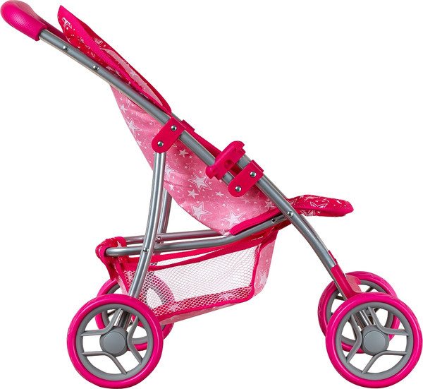 Изображение товара Коляска для куклы Pituso Прогулка / 9304B-Pink (звезды/розовый)
