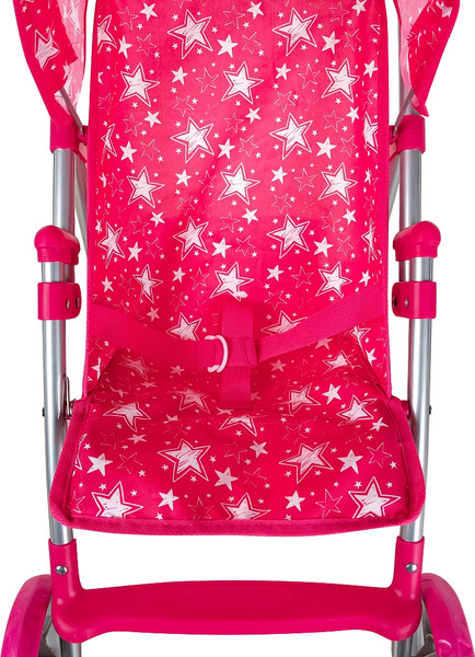 Изображение товара Коляска для куклы Pituso Прогулка / 9304B-Pink (звезды/розовый)