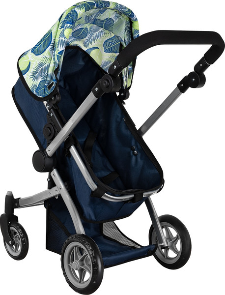 Изображение товара Коляска для куклы Pituso 9651B-Deep Blue (листочки/синий)