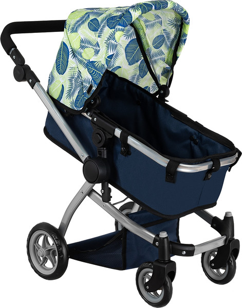 Изображение товара Коляска для куклы Pituso 9651B-Deep Blue (листочки/синий)