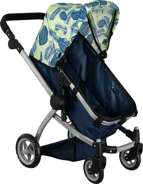 Изображение товара Коляска для куклы Pituso 9651B-Deep Blue (листочки/синий)