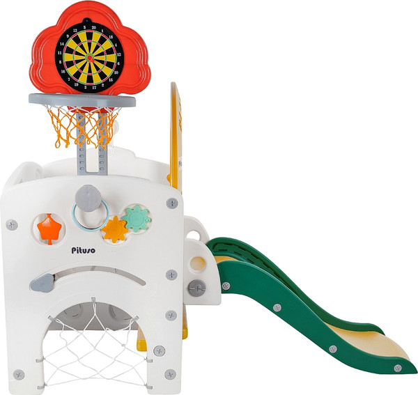 Изображение товара Горка-комплекс Pituso Fun Space / FE-HT-TQK01 (зеленый/желтый)