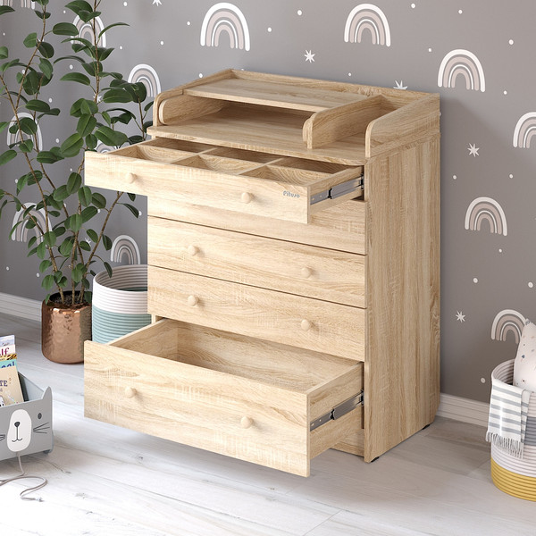 Изображение товара Комод пеленальный Pituso Tori / БП-00004220 (дуб сонома)