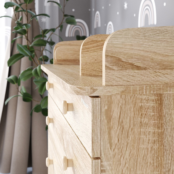 Изображение товара Комод пеленальный Pituso Tori / БП-00004220 (дуб сонома)