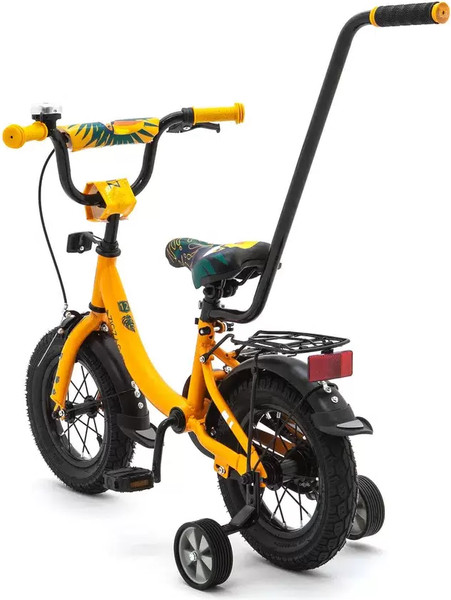 Изображение товара Детский велосипед с ручкой ZigZag Zoo 12 / ZG-1281 (оранжевый, разобранный, в коробке)