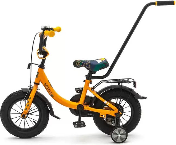 Изображение товара Детский велосипед с ручкой ZigZag Zoo 12 / ZG-1281 (оранжевый, разобранный, в коробке)