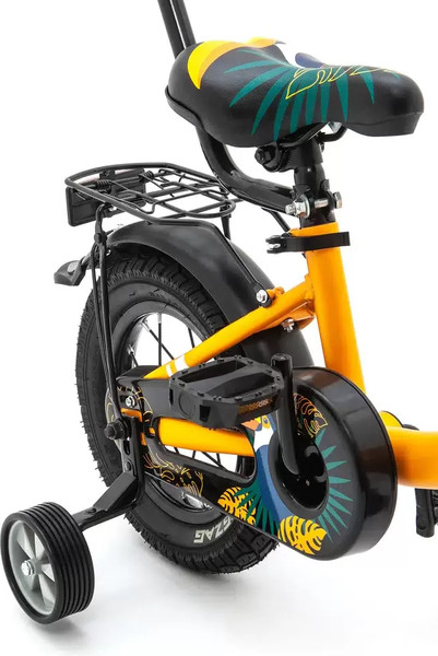 Изображение товара Детский велосипед с ручкой ZigZag Zoo 12 / ZG-1281 (оранжевый, разобранный, в коробке)