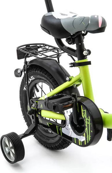 Изображение товара Детский велосипед с ручкой ZigZag Zoo 12 / ZG-1284 (зеленый)