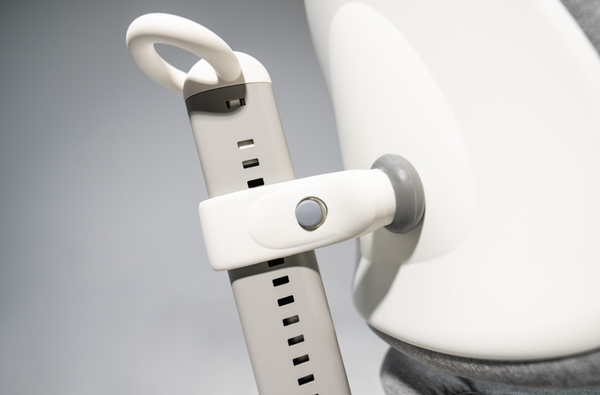 Изображение товара Кресло растущее Ergosmart Maximus (серый/с чехлом серебристый аллигатор)