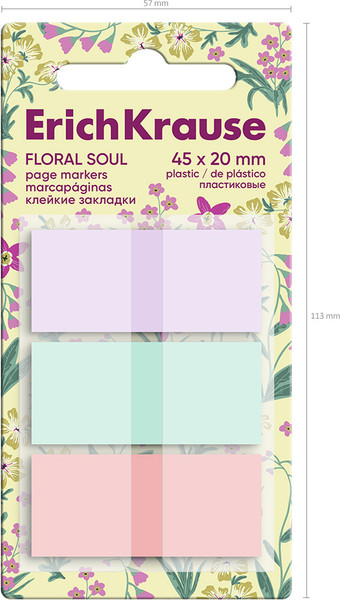 Изображение товара Стикеры канцелярские Erich Krause Floral Soul / 63177