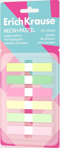 Изображение товара Стикеры канцелярские Erich Krause Neon. Pastel / 63666