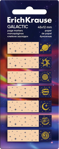 Изображение товара Стикеры канцелярские Erich Krause Galactic / 63671