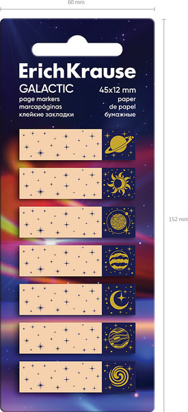 Изображение товара Стикеры канцелярские Erich Krause Galactic / 63671