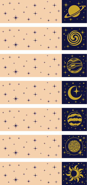 Изображение товара Стикеры канцелярские Erich Krause Galactic / 63671