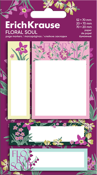 Изображение товара Стикеры канцелярские Erich Krause Floral Soul / 63793