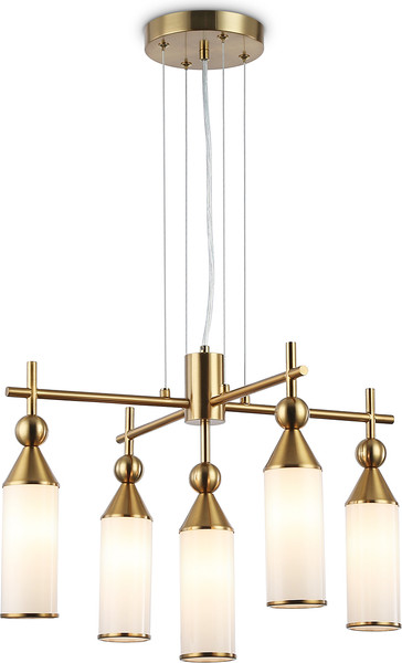 Изображение товара Люстра Ambrella LH55276/5 BS/FR (латунь/белый матовый)