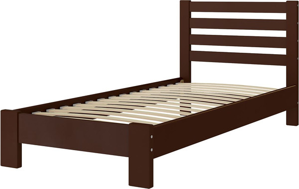 Изображение товара Односпальная кровать Bravo Мебель Вероника 90x200 (орех)