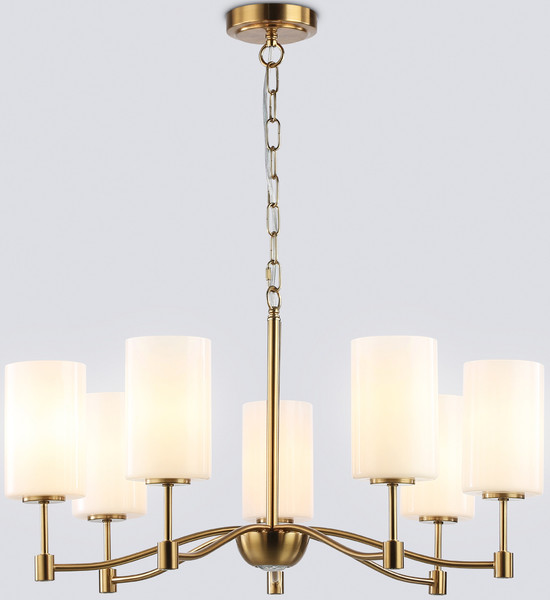 Изображение товара Люстра Ambrella LH56053/7 BS/FR (латунь/белый матовый)