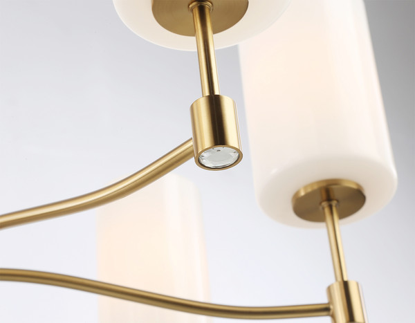 Изображение товара Люстра Ambrella LH56053/7 BS/FR (латунь/белый матовый)